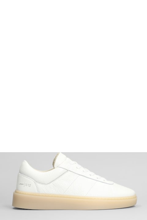 Low Brand Fly Sneakers In White Leather