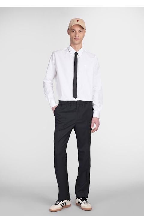 Ami Alexandre Mattiussi for Men Ami Alexandre Mattiussi Shirt In White Cotton