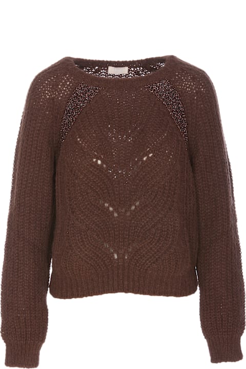 Liu-Jo for Women Liu-Jo Mixed Alpaca Sweater