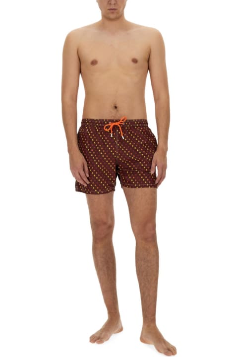 Swimwear for Men MC2 Saint Barth Boxer Swimsuit With Print