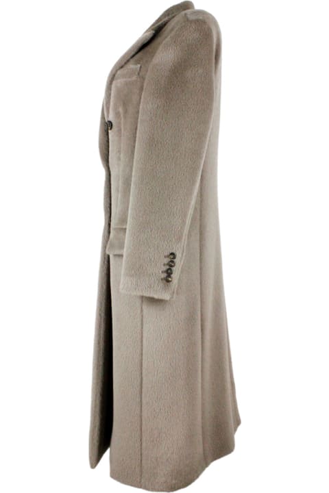 Brunello Cucinelli Clothing for Women Brunello Cucinelli Long Coat In Alpaca