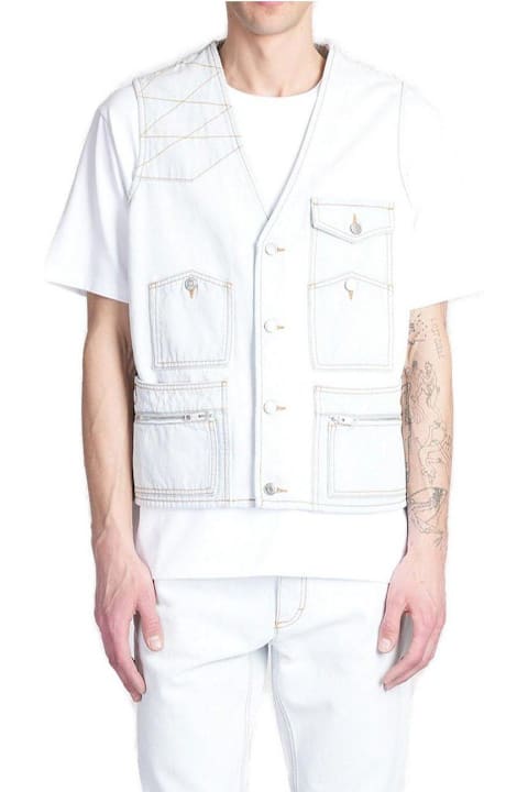 Bally Coats & Jackets for Men Bally Denim Sleeveless Vest