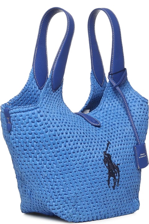 Polo Ralph Lauren for Kids Polo Ralph Lauren Raffia And Viscose Tote Bag