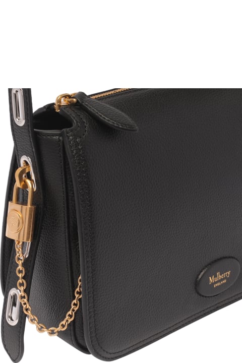 Mulberry Billie Leather Crossbody Bag - Black