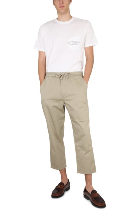 Universal Works Pants for Men Universal Works Cropped Fit Pants