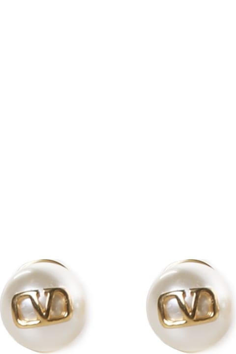 Valentino Garavani Earrings for Women Valentino Garavani Vlogo Signature Earrings