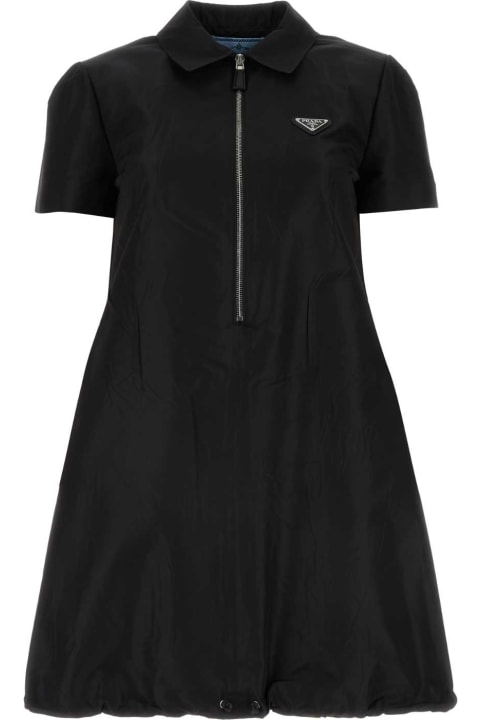 Dresses Sale for Women Prada Black Faille Mini Dress