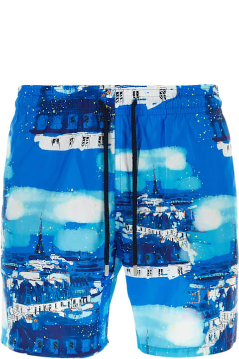 Vilebrequin لـ Women Vilebrequin Printed Polyester Swimming Shorts