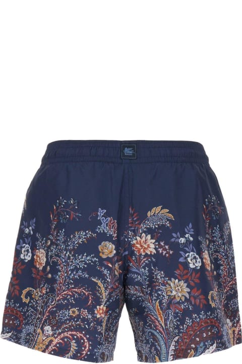 Etro Pants for Men Etro Paisley-print Swim Shorts