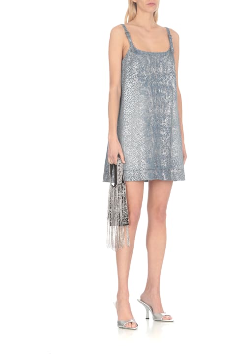 Homeware Versace Jeans Couture Denim Slip Dress