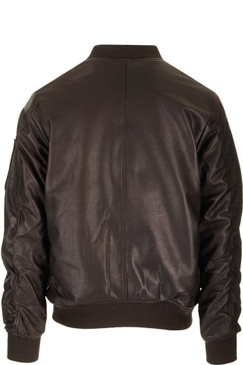 Giorgio Brato Clothing for Men Giorgio Brato Brown Lambskin Bomber Jacket