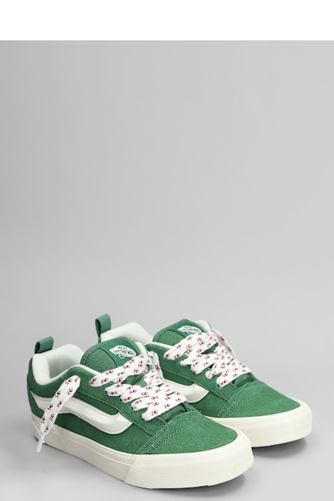 Vans أحذية لـ السيدات Vans Knu Skool Sneakers In Green Suede