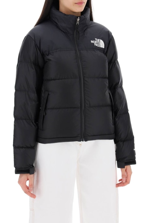 The North Face Women The North Face Ripstop Nylon Nuptse Cropped Down Jacket