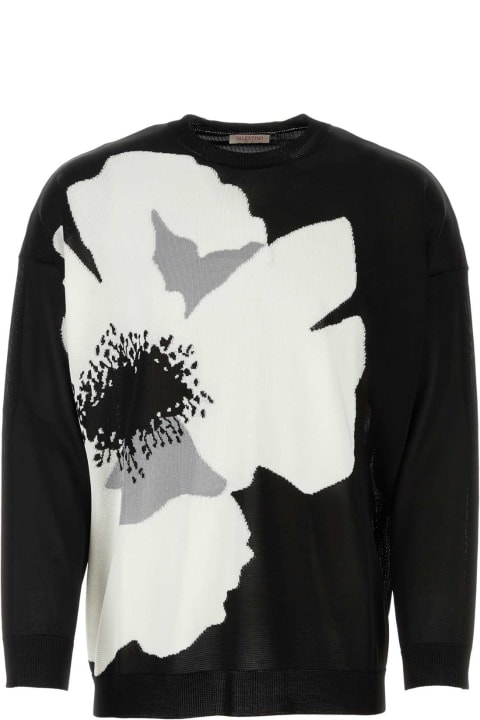 Clothing Sale for Men Valentino Garavani Black Viscose Sweater