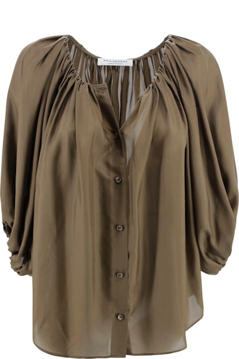 Philosophy di Lorenzo Serafini for Women Philosophy di Lorenzo Serafini Silk Shirt