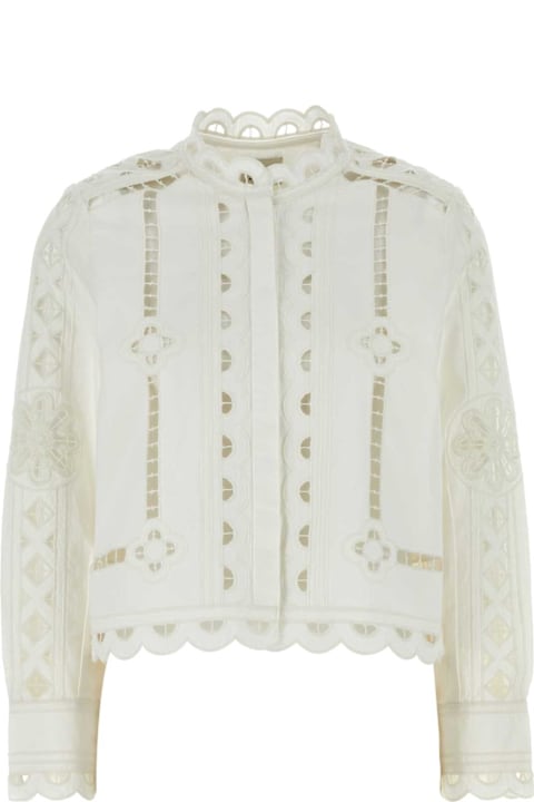 Isabel Marant Topwear for Women Isabel Marant White Broderie Anglaise Perline Top