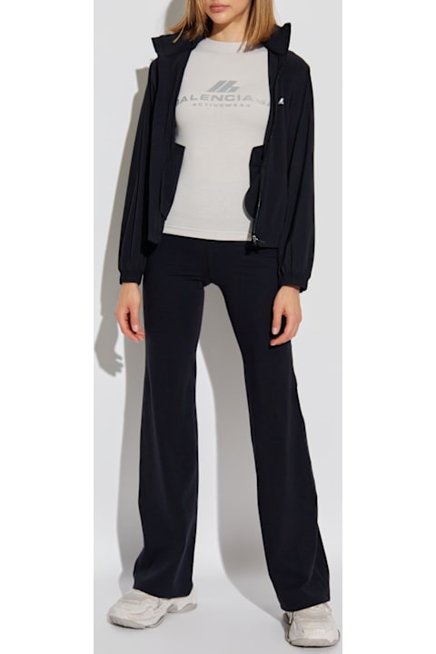 Balenciaga Coats & Jackets for Women Balenciaga Balenciaga Light Jacket With Printed Logo