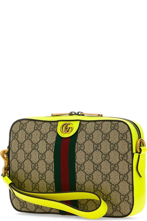 Gucci Totes for Men Gucci Gg Supreme Fabric Ophidia Clutch