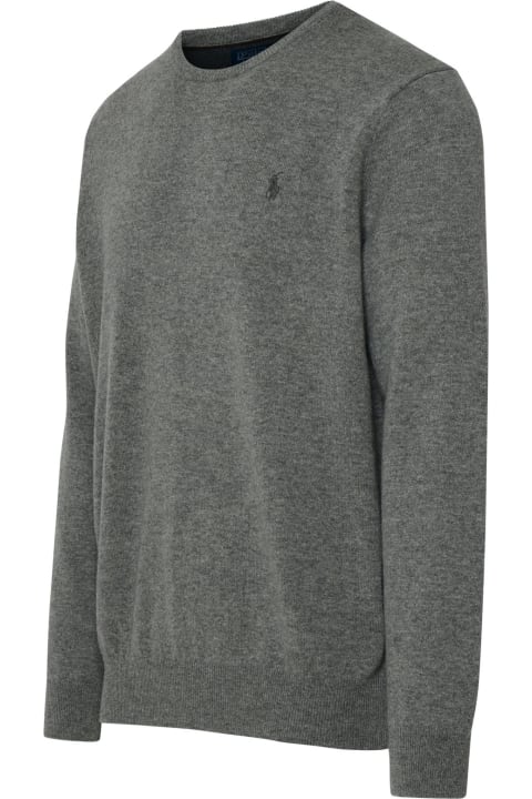 Polo Ralph Lauren Fleeces & Tracksuits for Men Polo Ralph Lauren Grey Wool Sweater