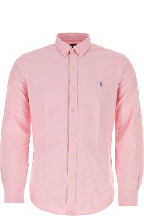 Polo Ralph Lauren Men Polo Ralph Lauren Pink Oxford Shirt