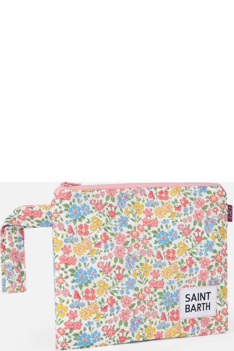 Luggage for Men MC2 Saint Barth Pareasy Pochette With Annabelle Print | Made With Libery Fabric