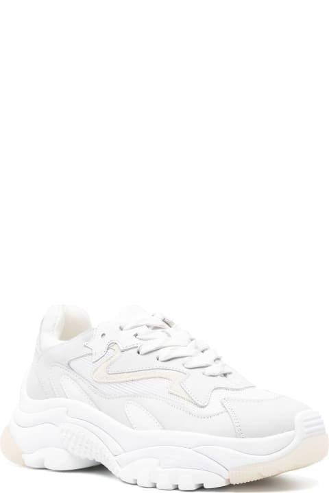 Ash Shoes for Women Ash White Calf Leather Sneakers