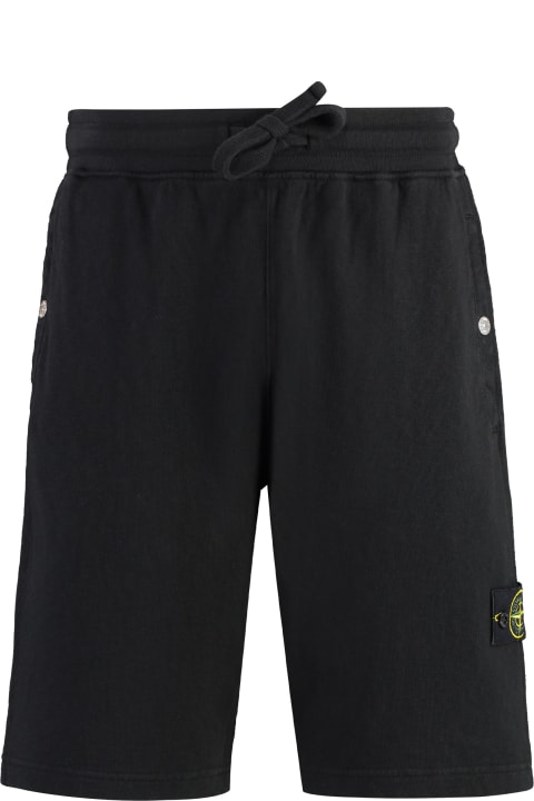 Pants for Men Stone Island Cotton Bermuda Shorts