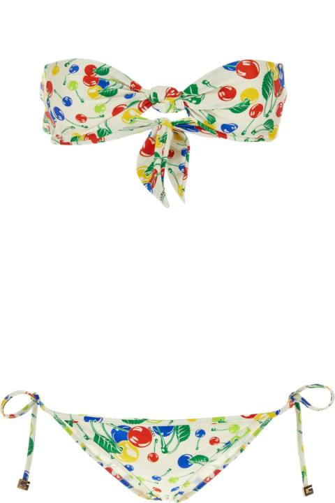 Summer Dress Code for Women Gucci Printed Stretch Nylon Bikini