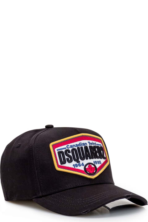 Hats for Men Dsquared2 Logo Baseball Cap