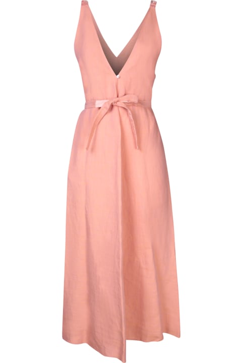 Homeware Forte_Forte Long Pink Linen Dress