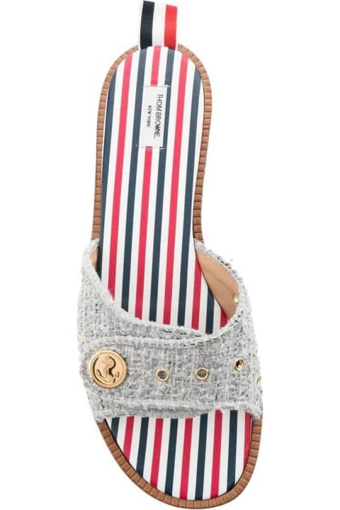 【送料&関税込】Thom Browne Tweed Slip-on Sandals Thom Browne Tweed Slip-on Sandals | italist