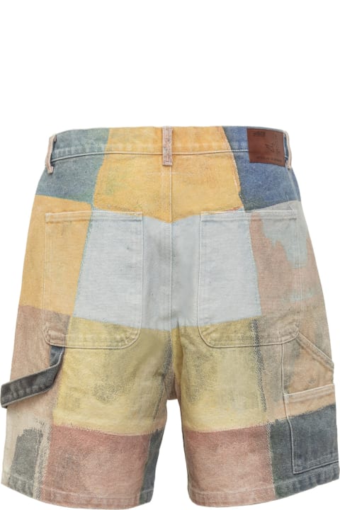 Kidsuper Pants for Men Kidsuper Patchwork Shorts