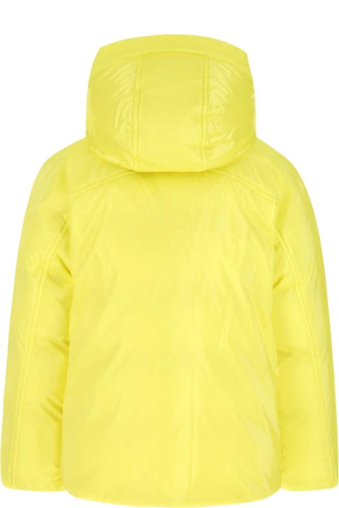 Sale for Men Bottega Veneta Fluo Yellow Nylon Padded Jacket