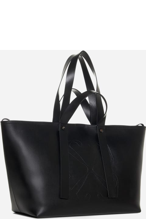 Bags for Women Off-White Day Off Leather Medium Tote Bag