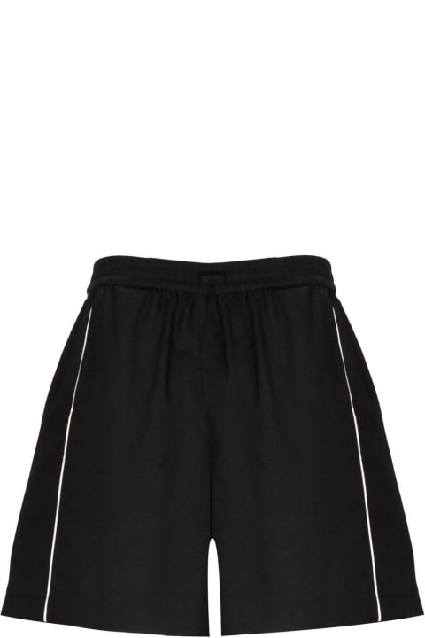 Valentino Pants for Women Valentino Valentino Side-stripe Drawstring Shorts