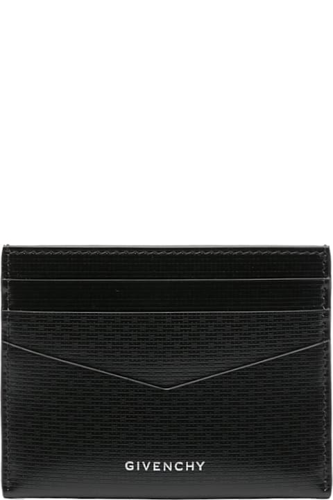 Givenchy Accessories for Men Givenchy Black Leather Classique 4g Card Holder