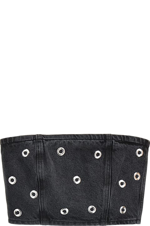 Rotate by Birger Christensen for Men Rotate by Birger Christensen 'studded Denim' Top