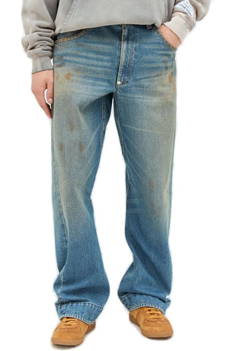 الجينز لـ القسم الرجالي Gallery Dept. Whisker Effect Distressed Jeans