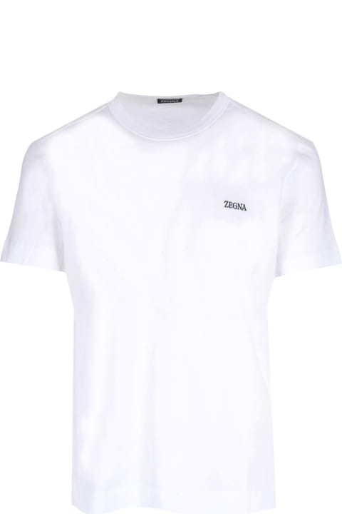 メンズ Zegnaのトップス Zegna T-shirt With Mini Logo
