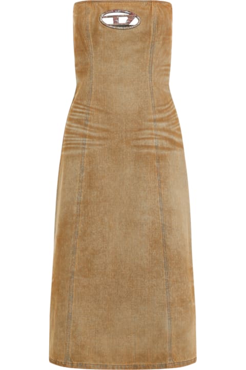 Fashion for Men Diesel De-vildress-fsf Midi Dress