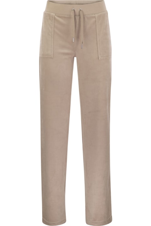 Juicy Couture Pants & Shorts for Women Juicy Couture Trousers With Velour Pockets