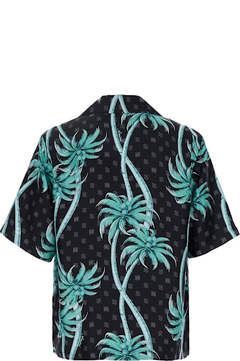 メンズ シャツ AMIRI Twisted Palms Bowling Shirt