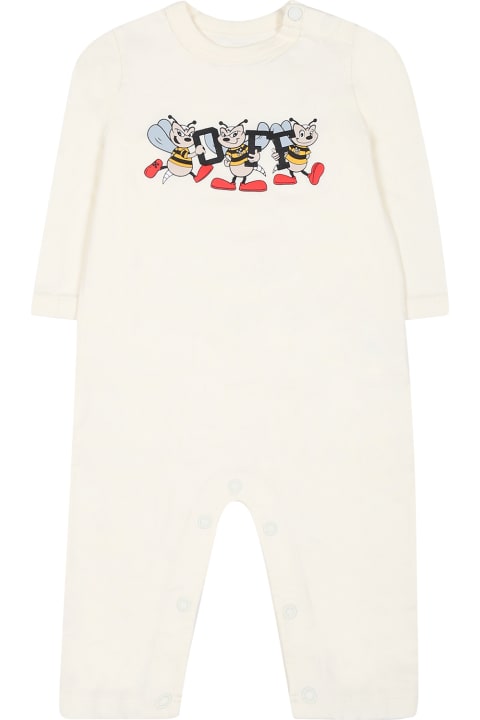 Bodysuits & Sets for Baby Boys Off-White Ivory Set For Baby Boy