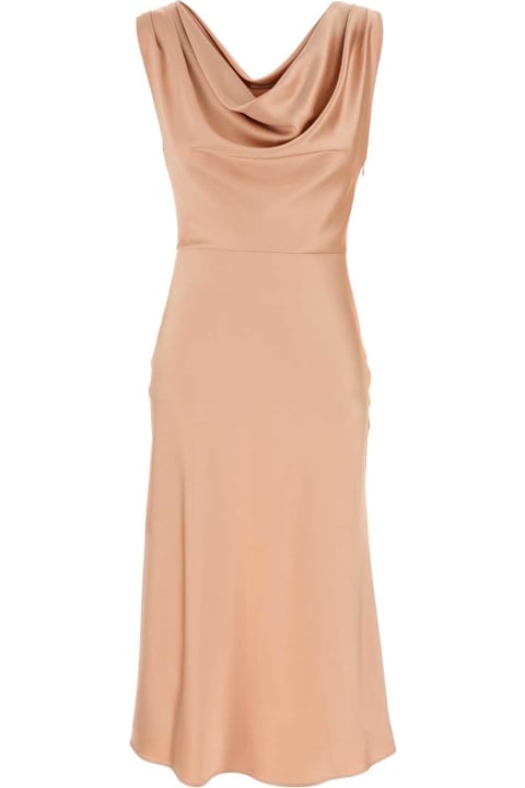 Homeware Blumarine Light Pink Stretch Satin Dress