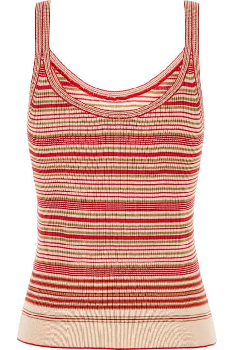 Fleeces & Tracksuits for Women Fendi Embroidered Silk Tank Top