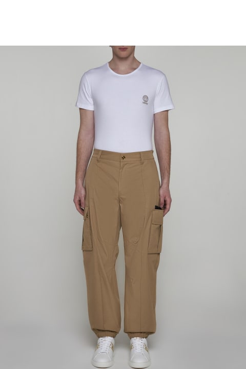 Topwear for Men Versace Cotton T-shirt Bi-pack