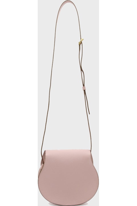 Homeware Chloé Rose Leather Saddle Marcie Crossbody Bag