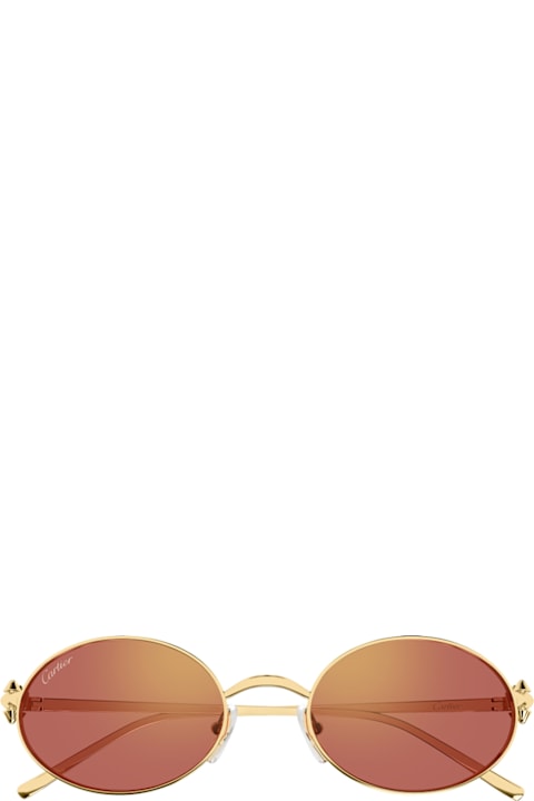 Cartier Eyewear for Kids Cartier Eyewear Cartier Ct0644s Clash De Cartier 003 Gold Red Sunglasses