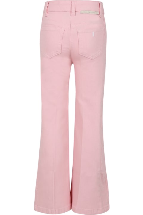 Homeware Stella McCartney Kids Pink Jeans For Girl With Logo