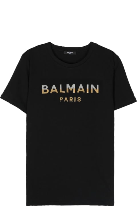 Topwear for Girls Balmain T-shirt With Logo